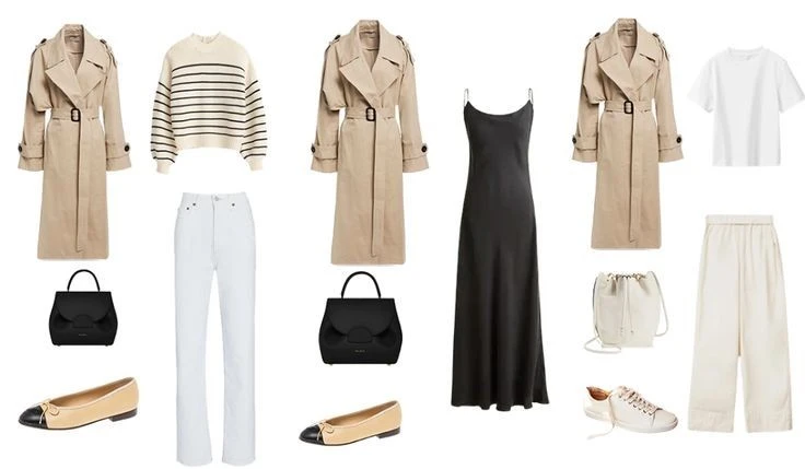 نمونه یک ست کمد کپسولی